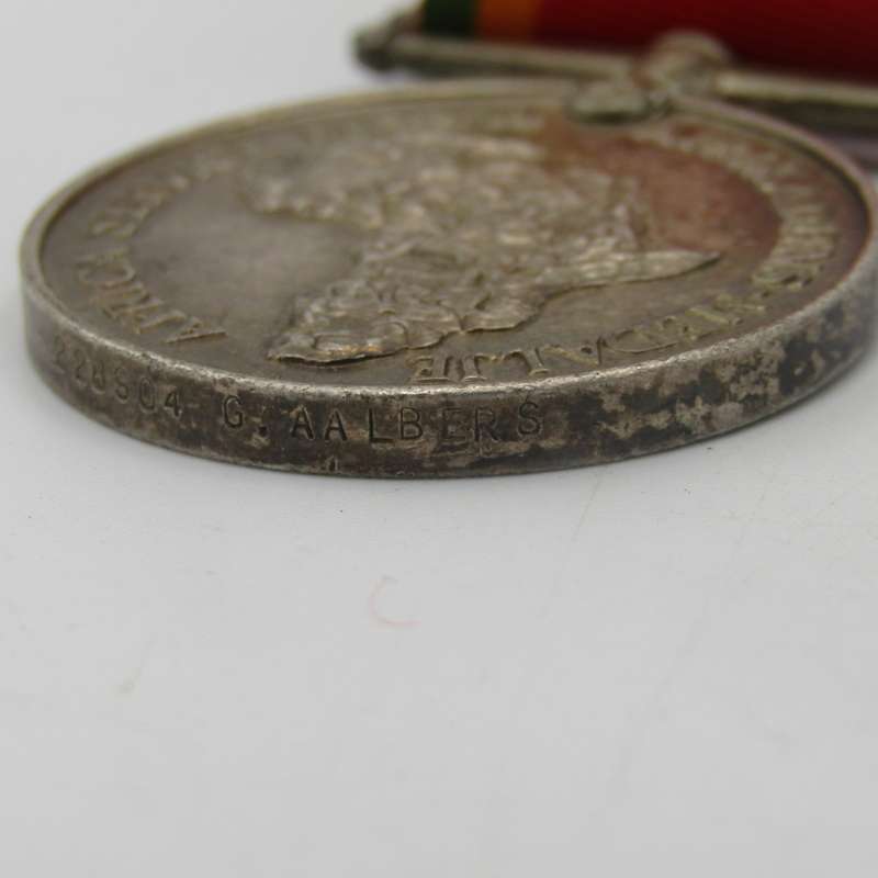 Set of 4 WW2 medals issued to 228904 G. Aalbers