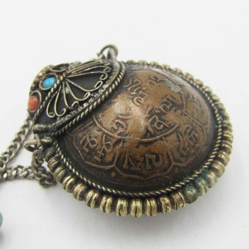 Antique opium bottle with spoon