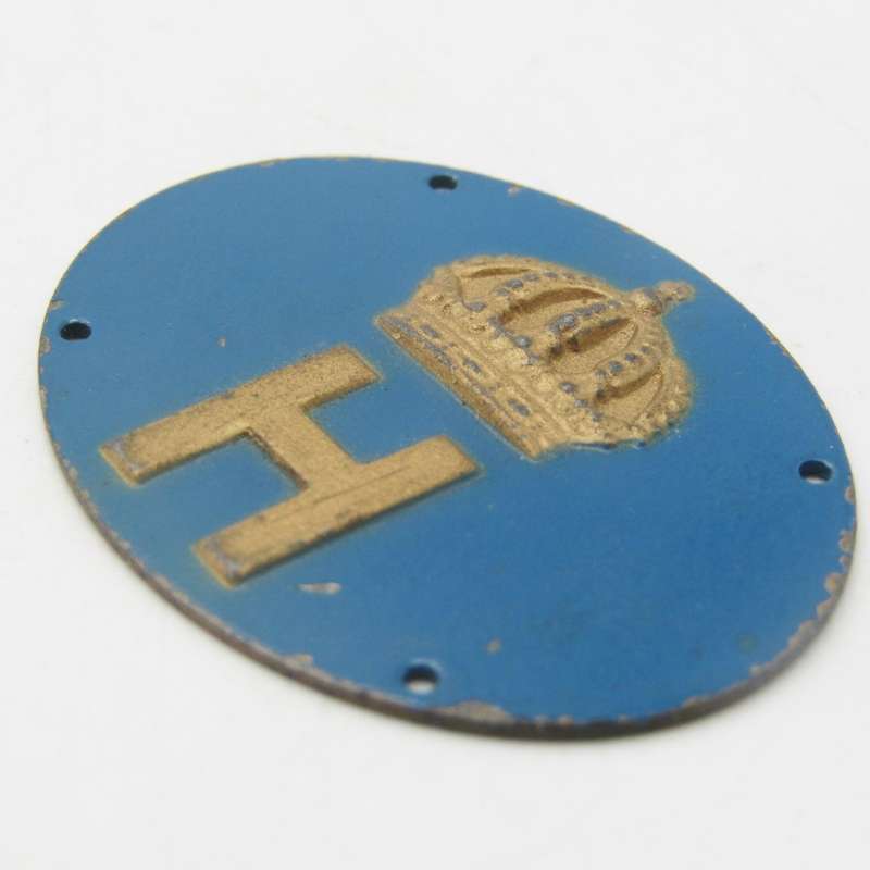 Swedish Home Guard Badge - circa 1946 - worn on left shoulder