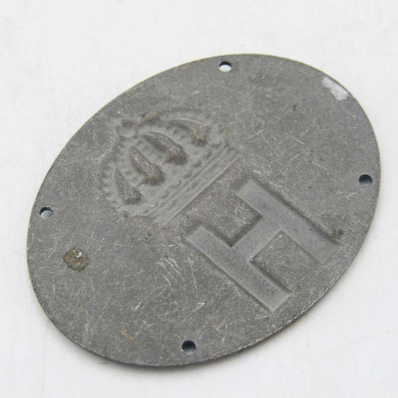 Swedish Home Guard Badge - circa 1946 - worn on left shoulder