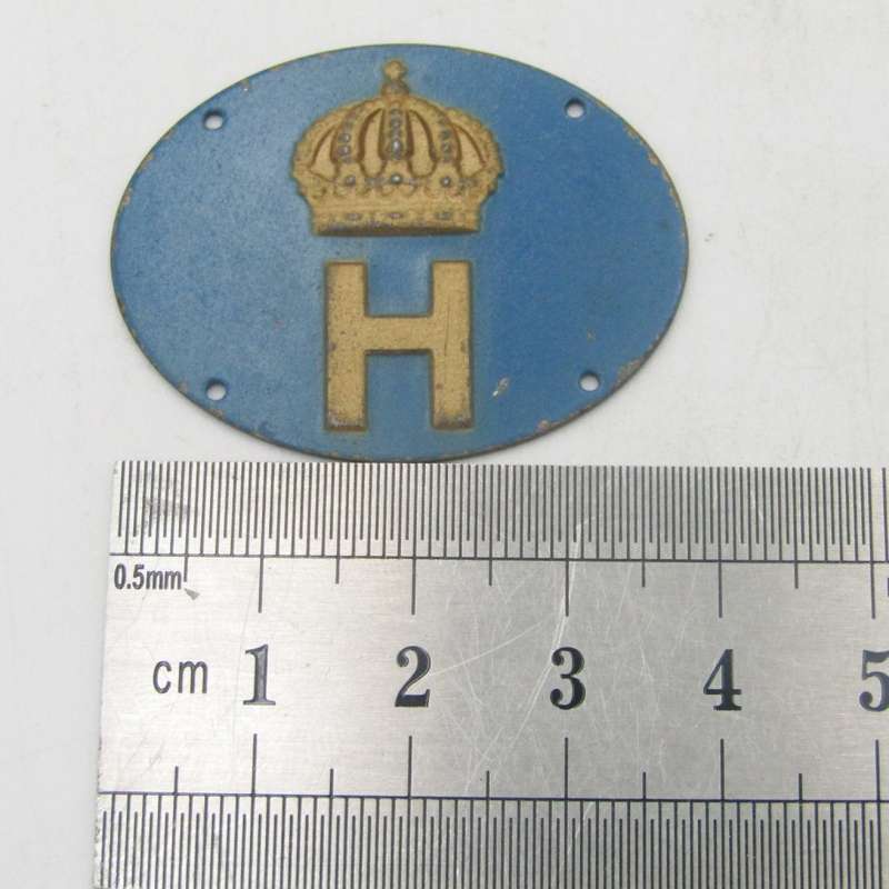 Swedish Home Guard Badge - circa 1946 - worn on left shoulder