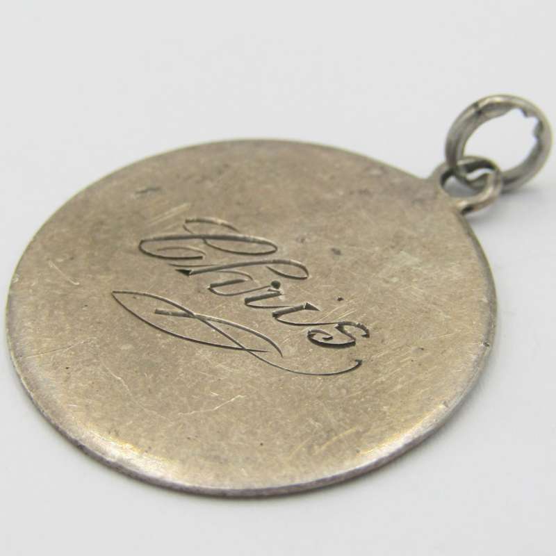 Onthou julle vir Chris en Penny - Sterling silver medallion