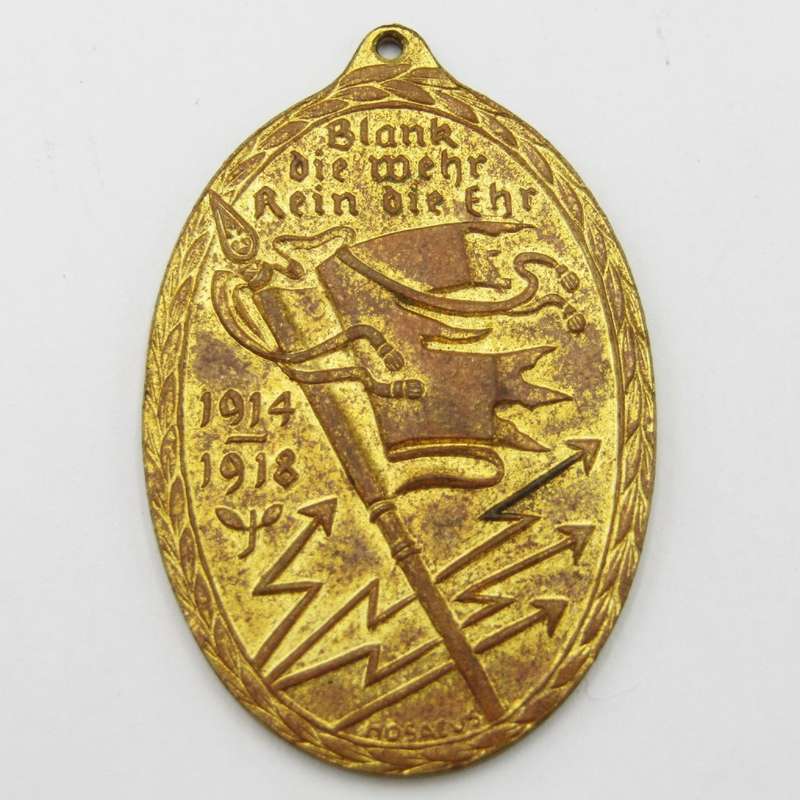 German WW1 1914 - 1918 Kyffhäuser War Veterans Commemorative medal