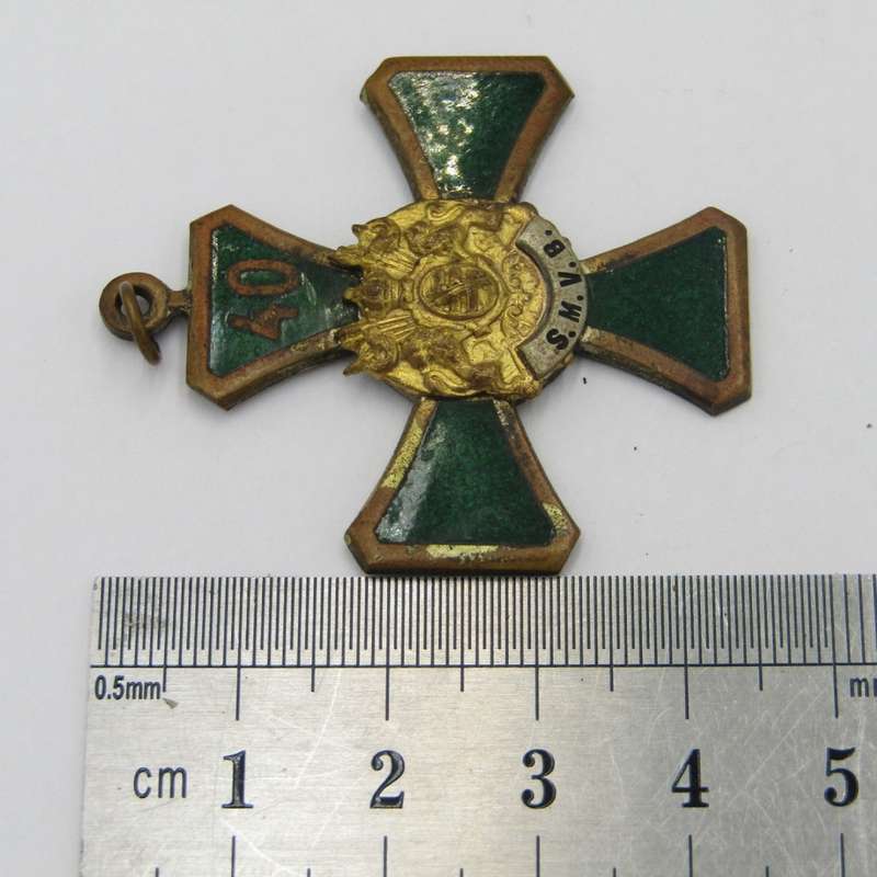 Saxon Military association medal - 40 years