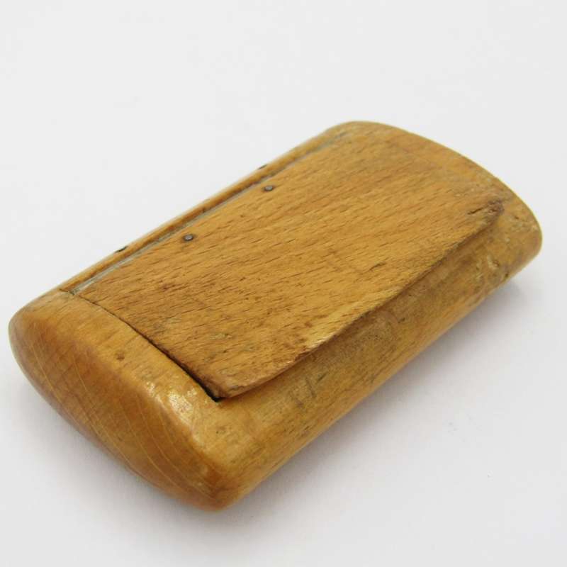 Vintage beechwood match holder