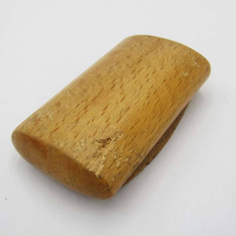 Vintage beechwood match holder