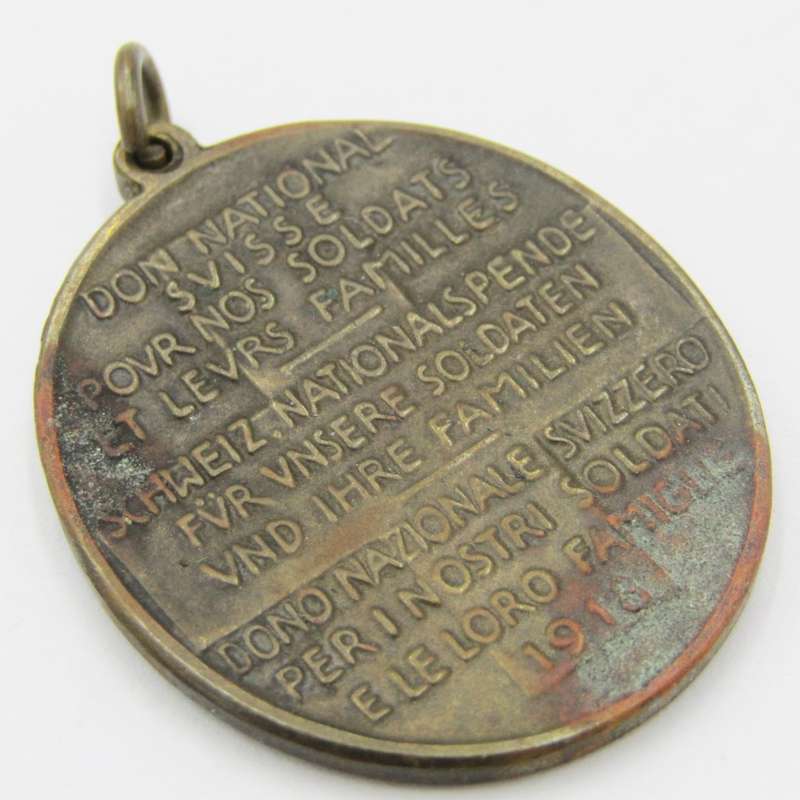 WW1 Swiss Army medal Hans Frei