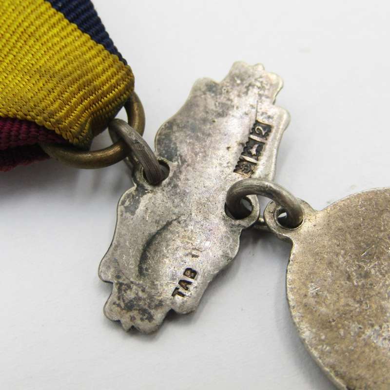10 Years Church Lads Brigade service medal - sterling silver