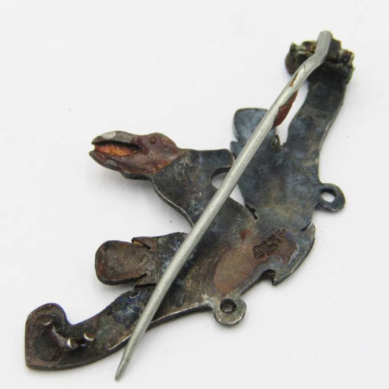 Unusual South Africa on Active Service pin badge - clasp broken