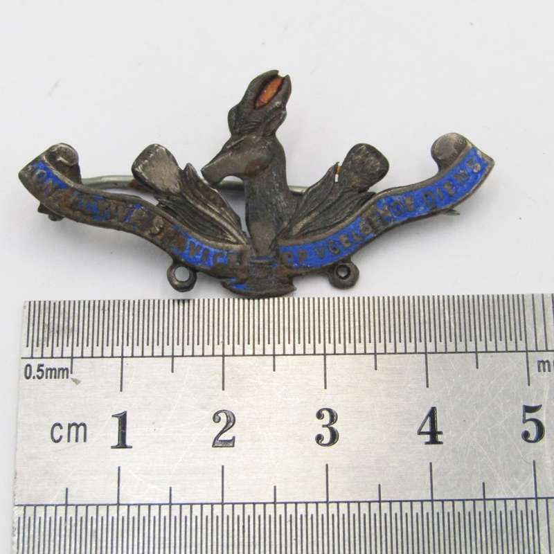 Unusual South Africa on Active Service pin badge - clasp broken