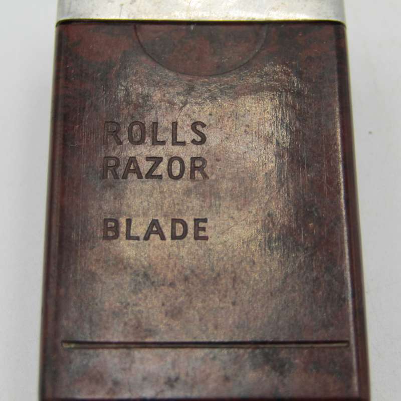 Rolls Razor super blade - unused in original bakelite holder
