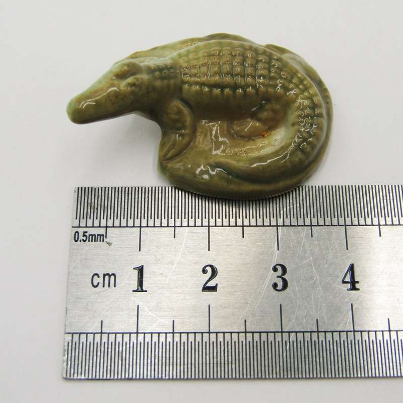 Vintage Wade Whimsies crocodile figurine