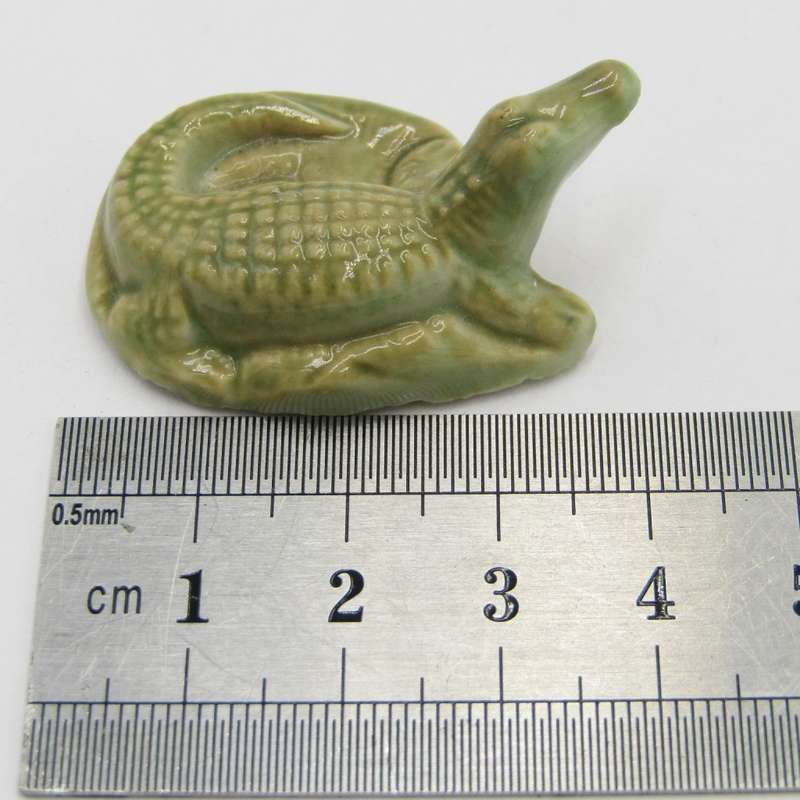 Vintage Wade Whimsies crocodile figurine