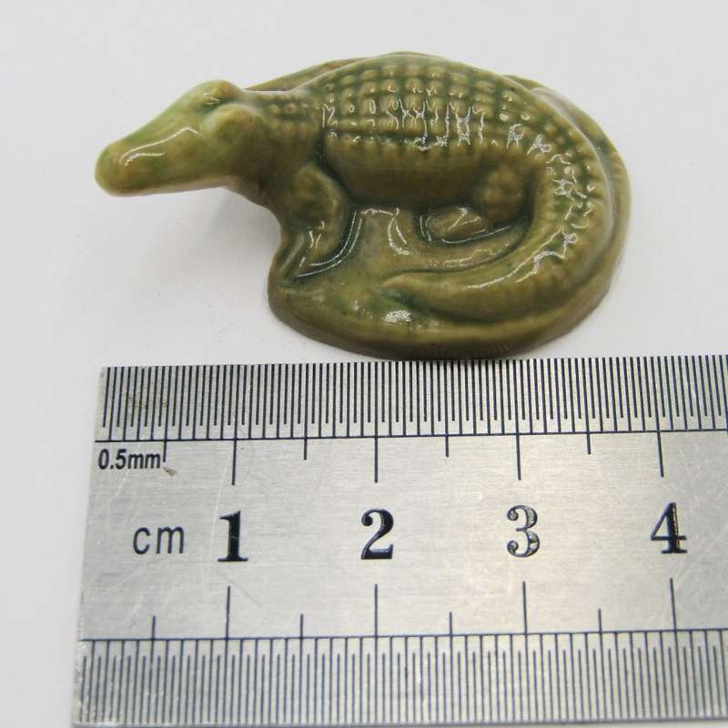 Vintage Wade Whimsies crocodile figurine
