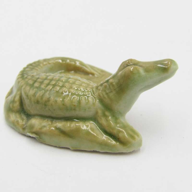 Vintage Wade Whimsies crocodile figurine