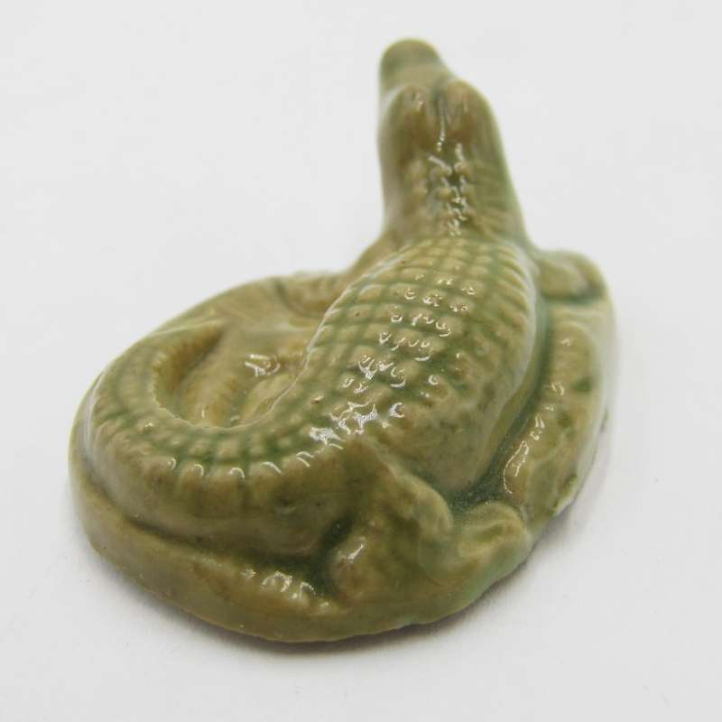 Vintage Wade Whimsies crocodile figurine