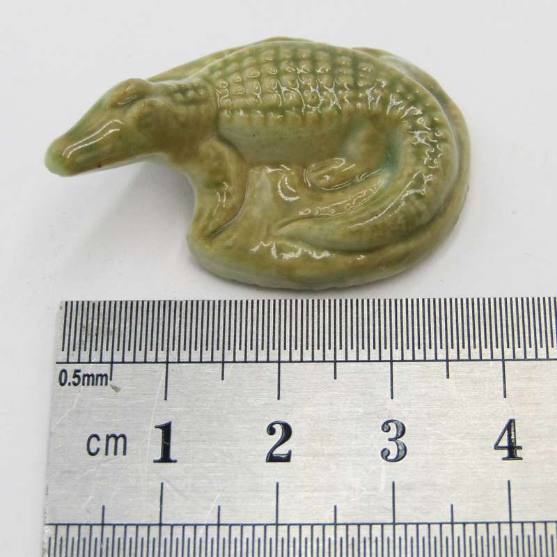 Vintage Wade Whimsies crocodile figurine