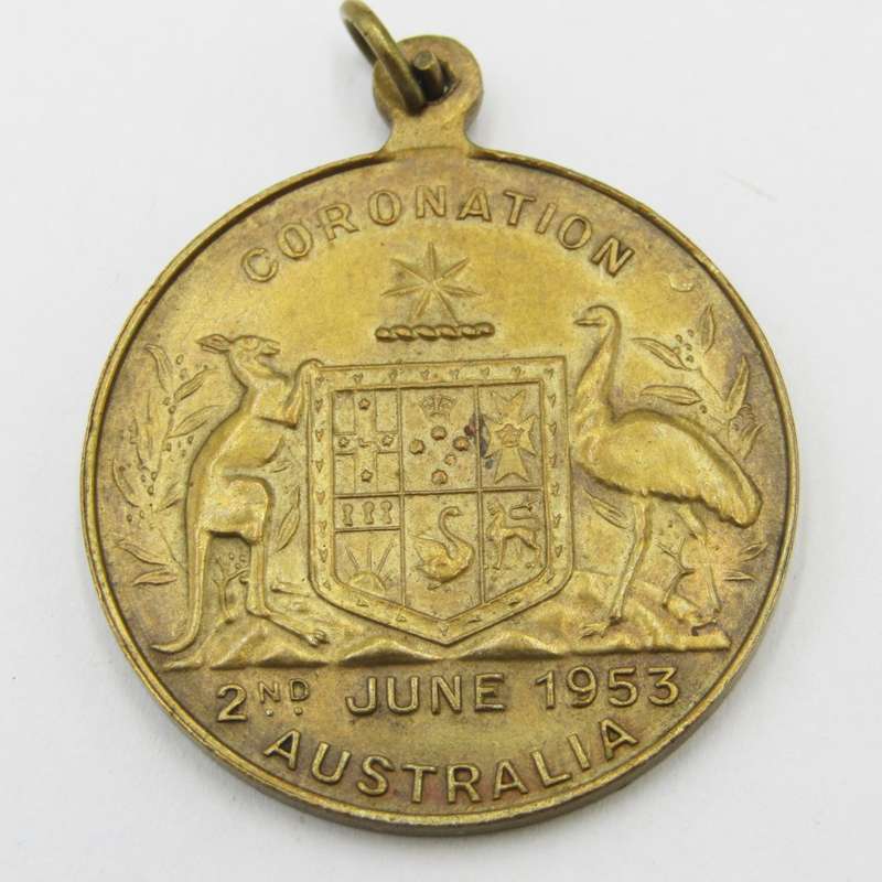 1953 Australia Coronation souvenir medallion