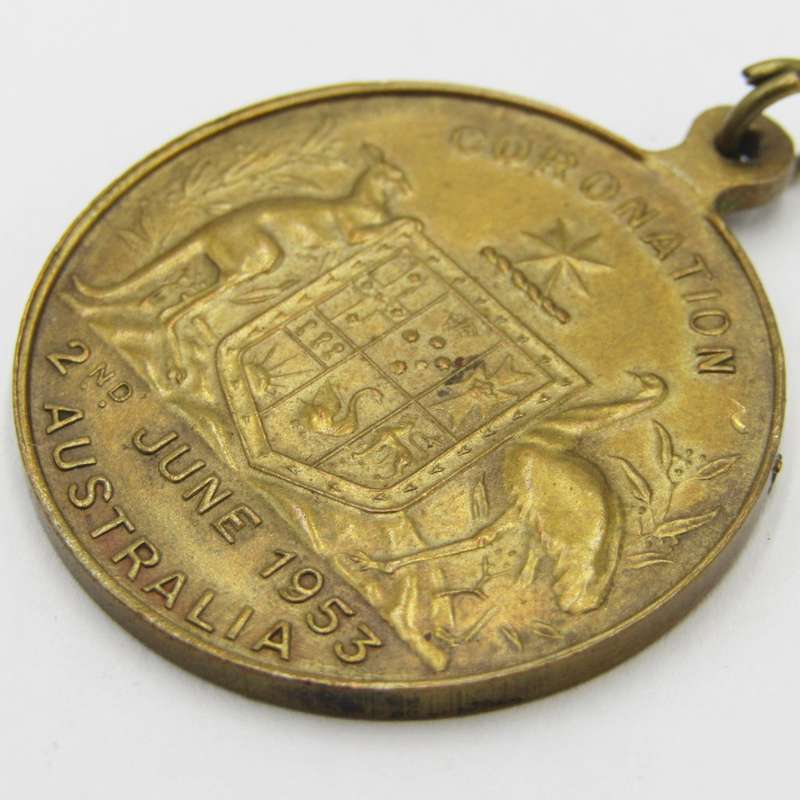 1953 Australia Coronation souvenir medallion