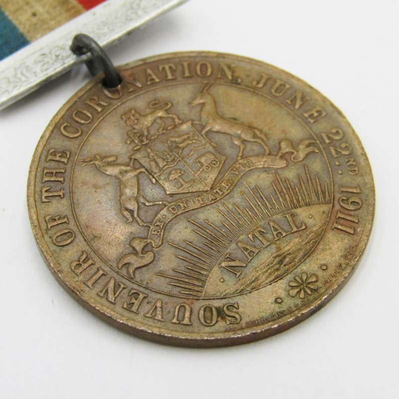 1911 Natal Cornonation souvenir medallion