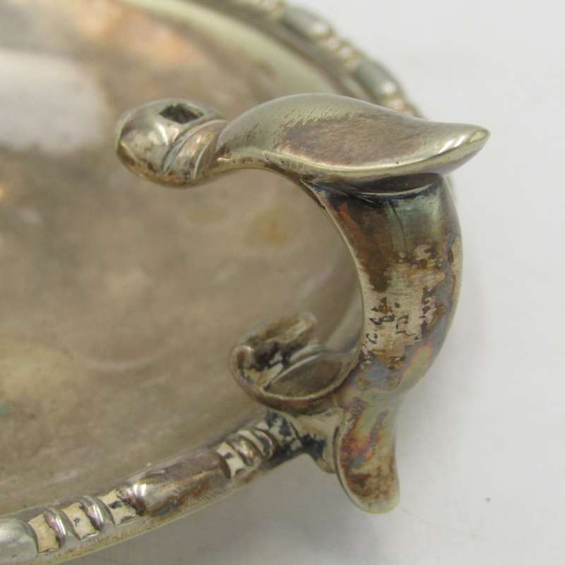 Beautiful vintage silverplated candle holder with snuffer