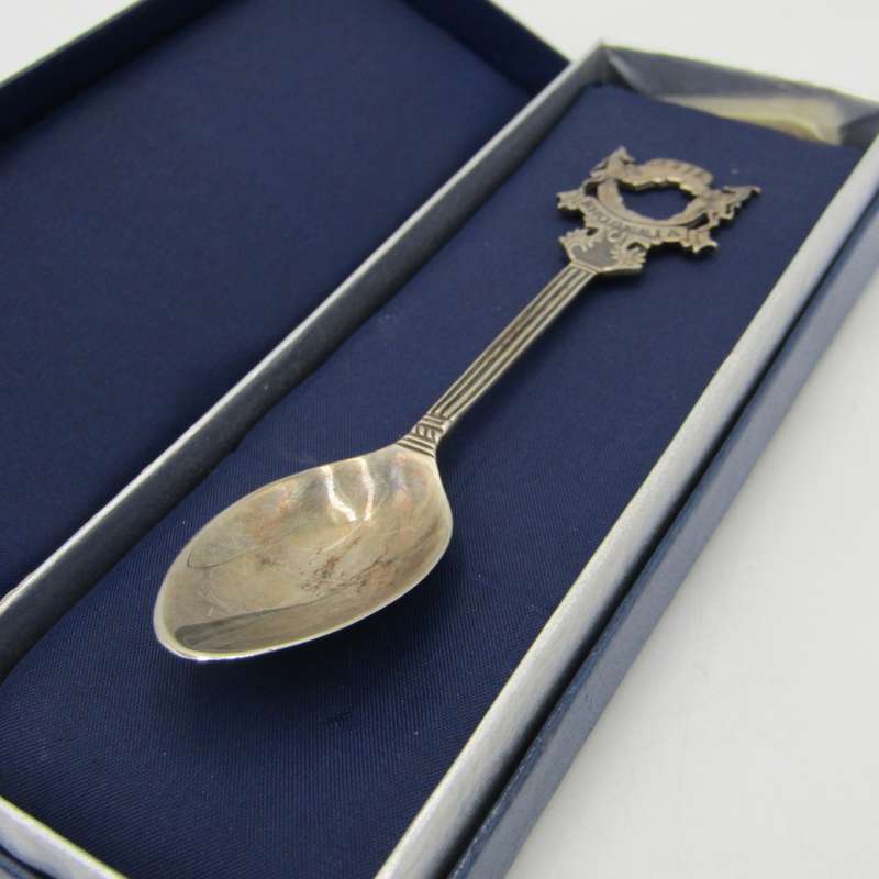 1978 Rhodesia sterling silver commemorative spoon in original box