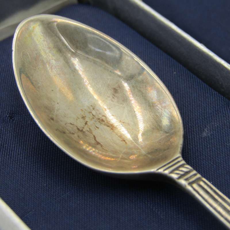 1978 Rhodesia sterling silver commemorative spoon in original box