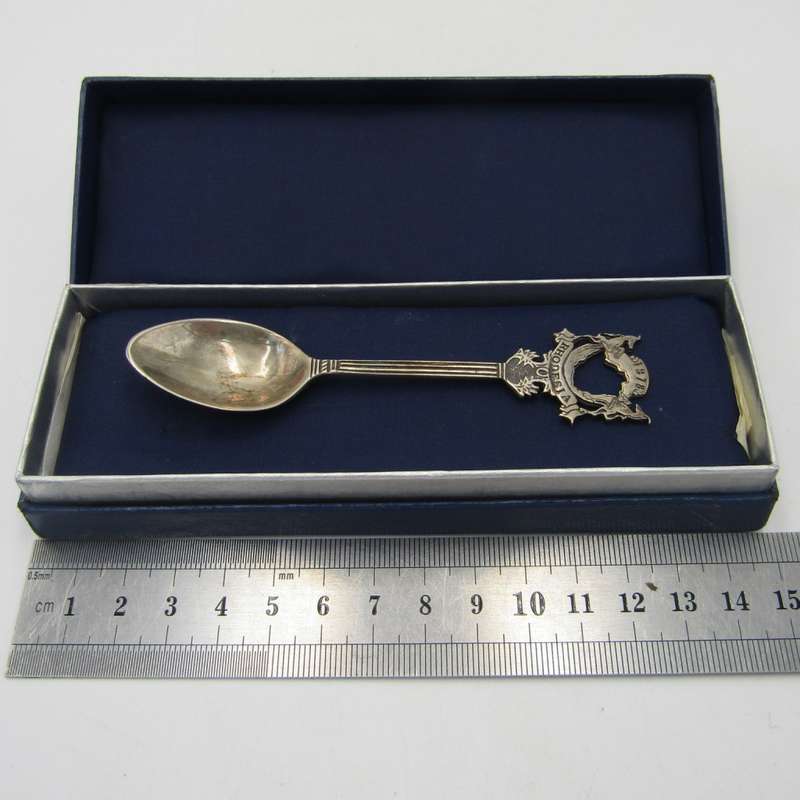 1978 Rhodesia sterling silver commemorative spoon in original box