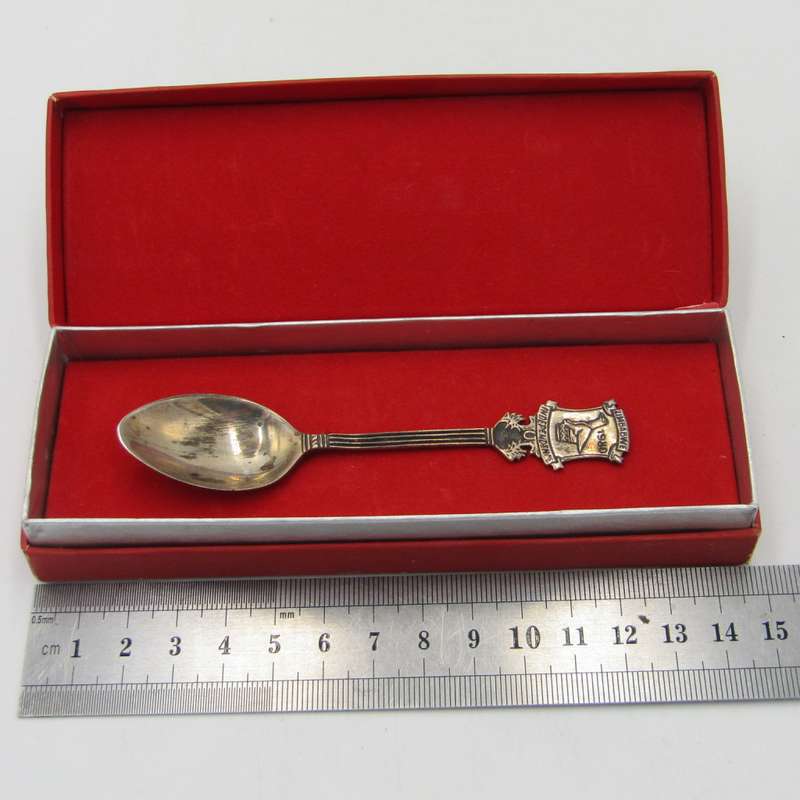 1980 Zimbabwe Independence sterling silver commemorative spoon in box