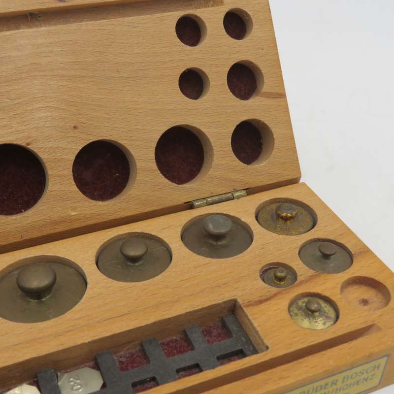 Set of balance scale weights - some missing