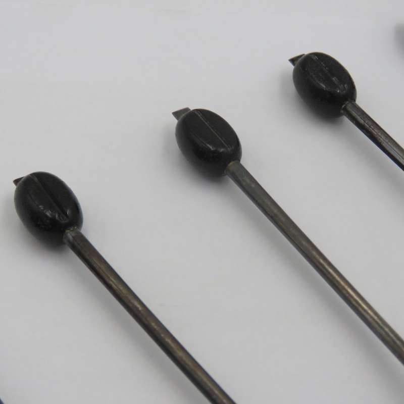 Set of hallmarked sterling silver coffee bean spoons in original box