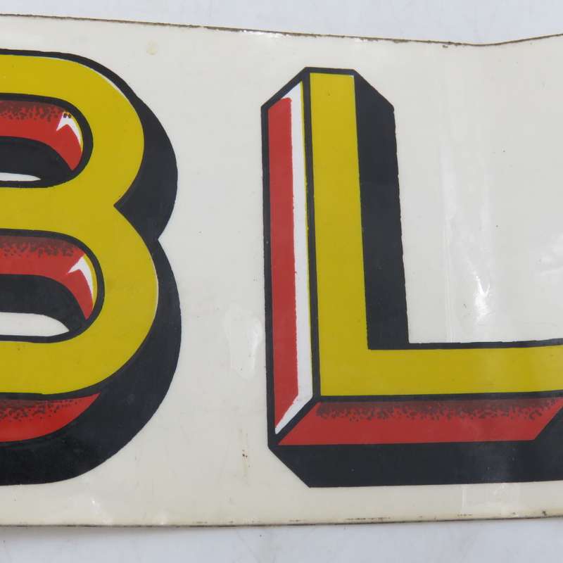 Original Vintage Apartheid Nie-Blankes vinyl sticker