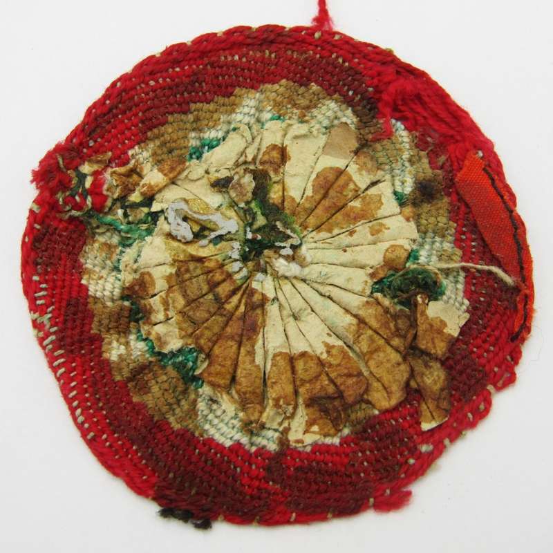 WW2 Italian pith helmet tri colour cockade
