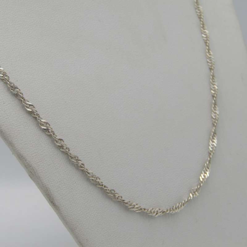 Sterling silver necklace - 50 cm long