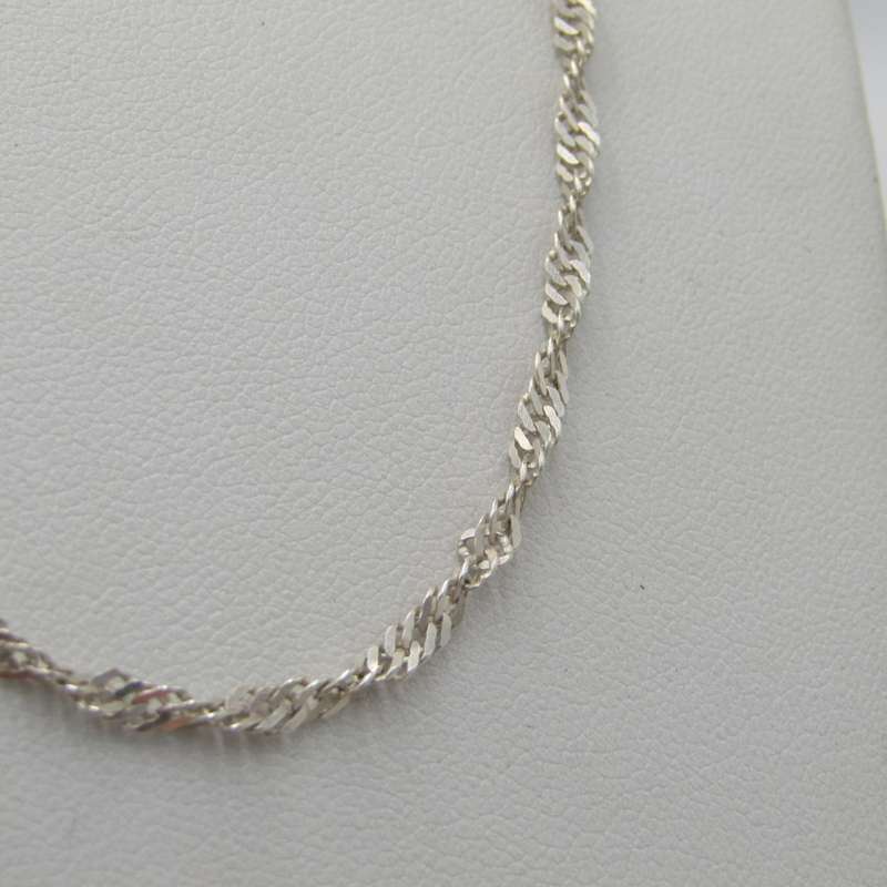 Sterling silver necklace - 50 cm long