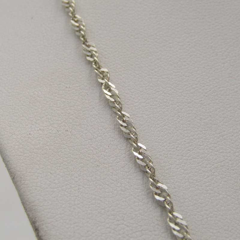 Sterling silver necklace - 50 cm long