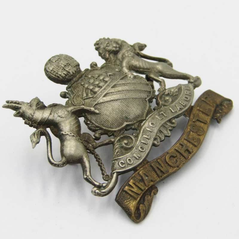 Royal Army Manchester regiment cap badge