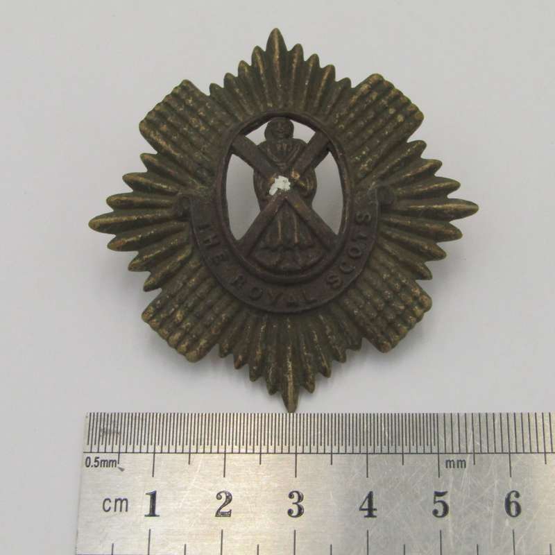 The Royal Scots cap badge