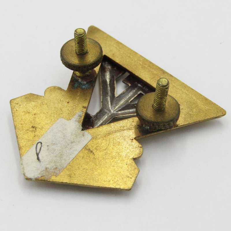Vintage Iscor Security metal badge