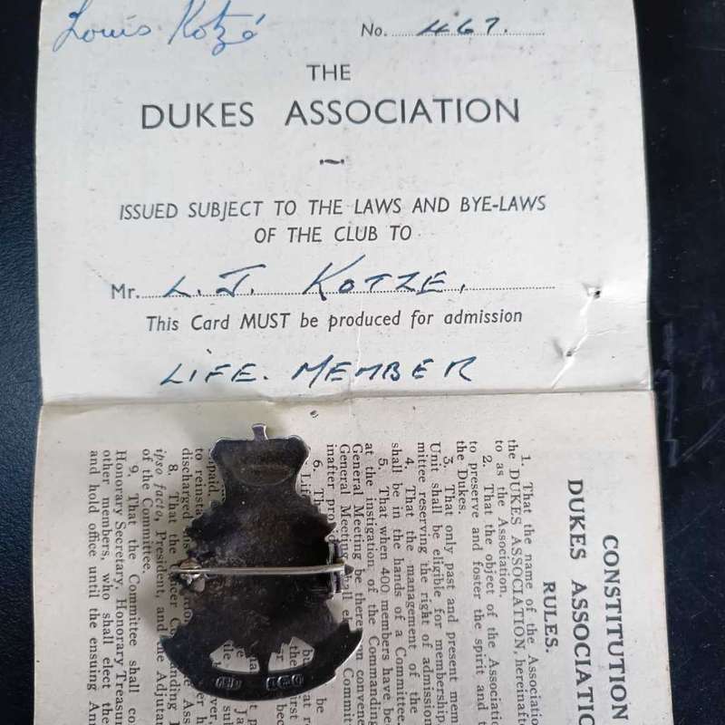 WW1 / WW2 Father and Son medal group - WW1 Pair to Pte. LJDM Kotze