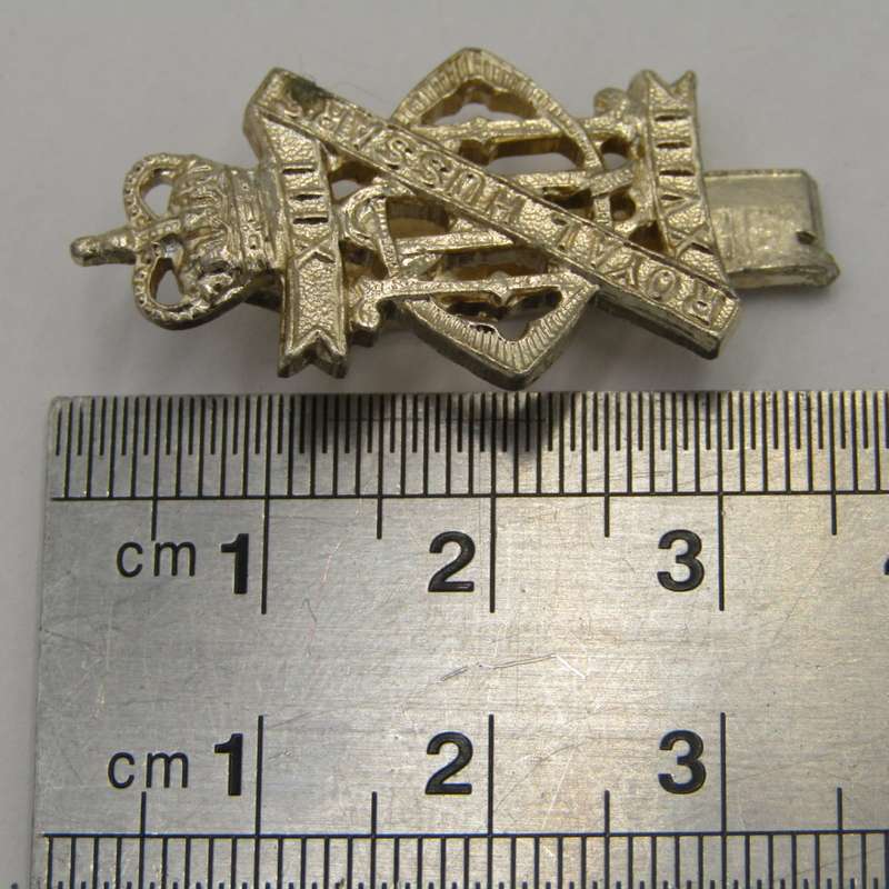 13th / 18th Royal Hussars Staybrite cap badge