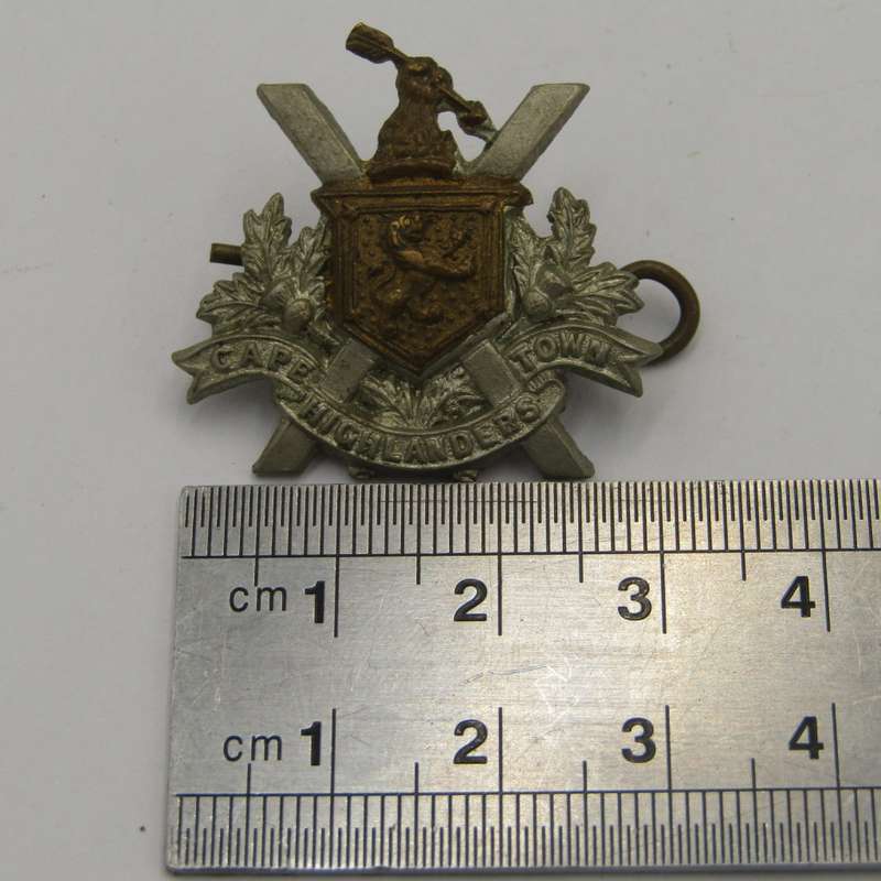 Cape Town Highlanders collar badge