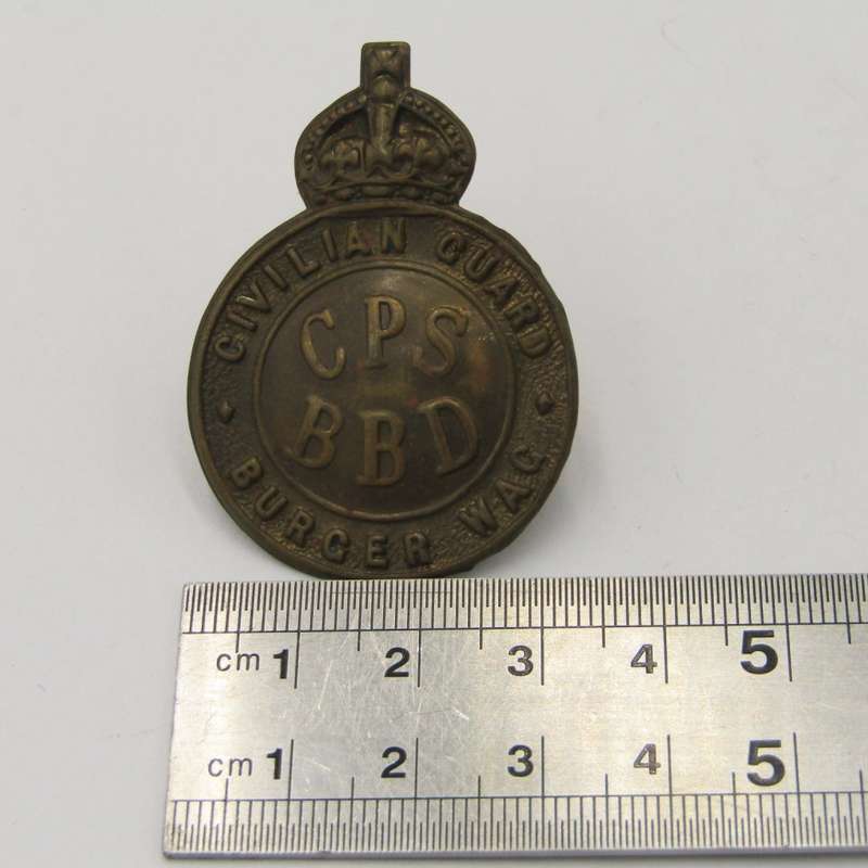 WW2 SA Army Civilian Guard badge