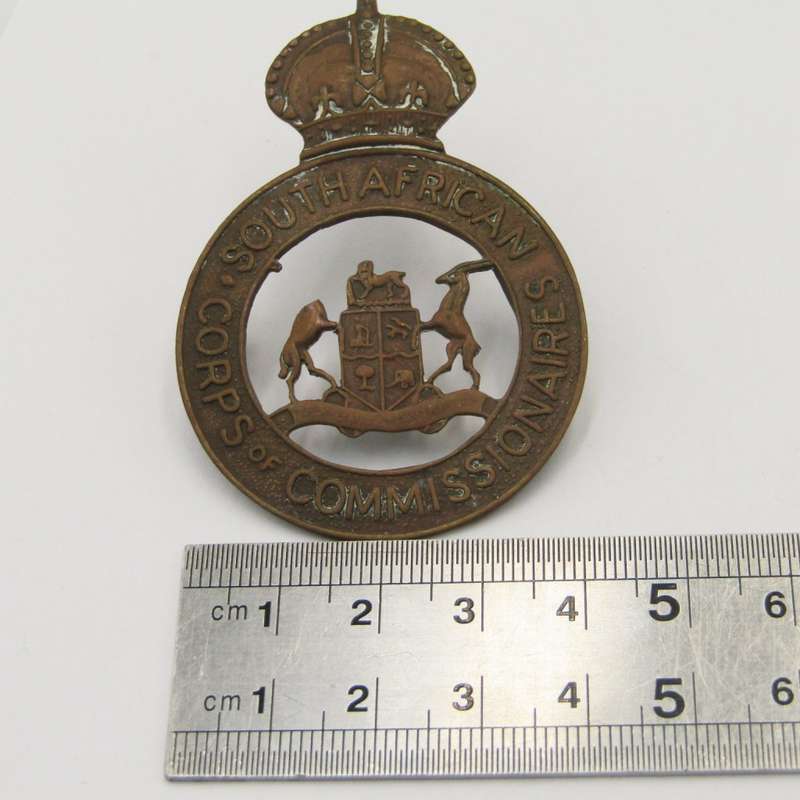 South African Corps of Commissionaires badge