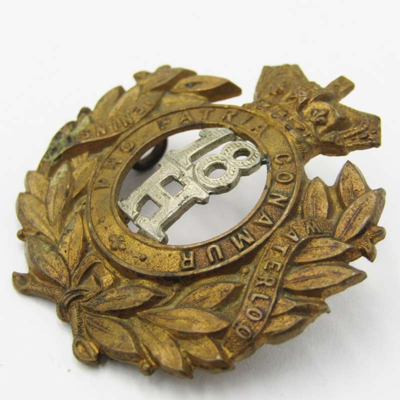 Victorian 18th Hussars cap badge