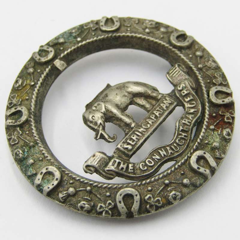 Royal Army The Connaught Rangers sweetheart badge - no pin