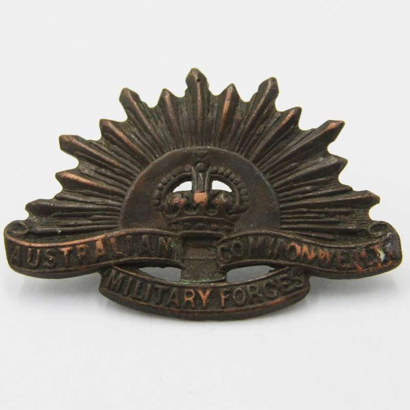 Australian Commonwealth Military Forces collar badge