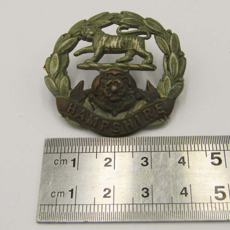 British Army Hampshire regiment cap badge