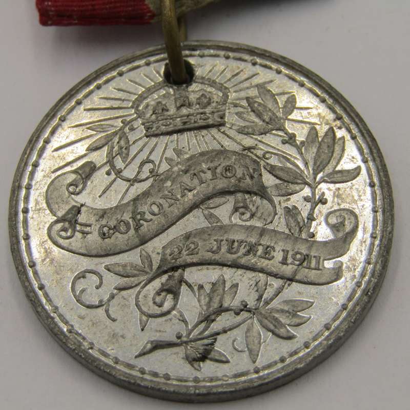 King George V 1911 coronation medallion