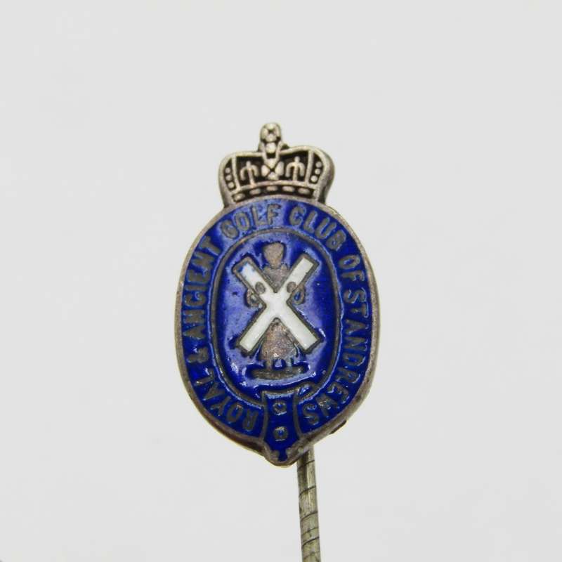 Royal and Ancient Golf club of St. Andrews silver pin badge